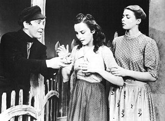 Joan Tetzel s Ingrid Bergman a Liliom cm darabban